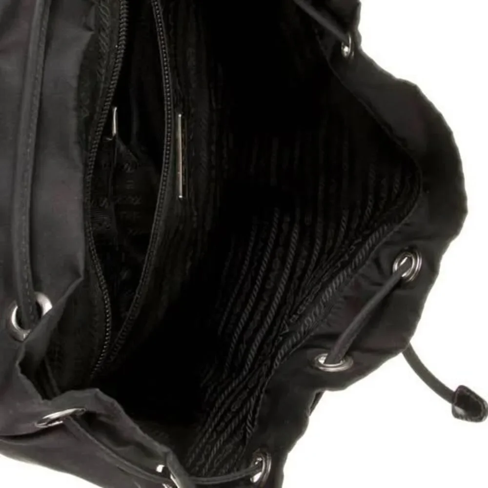 Prada Black Nylon Backpack - Authentic Medium/Large (15" Height) - Picture 4 of 4